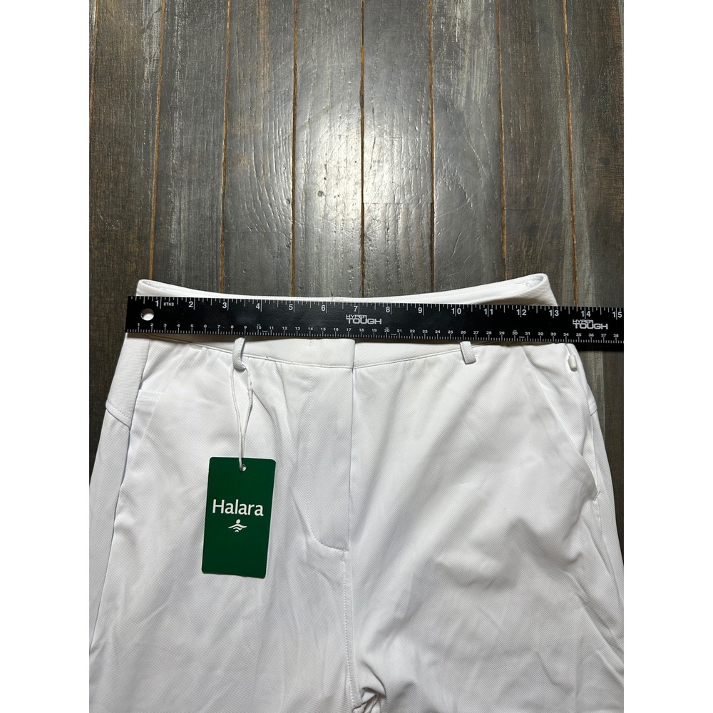Halara White High Waisted Straight Leg Dress Pants Workwear Trousers - Picture 3 of 4
